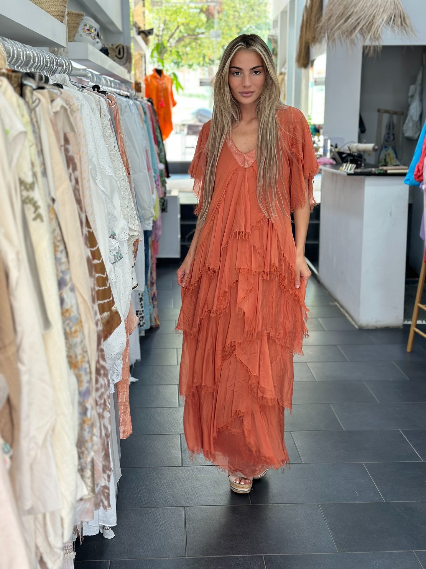 SILKY DRESS