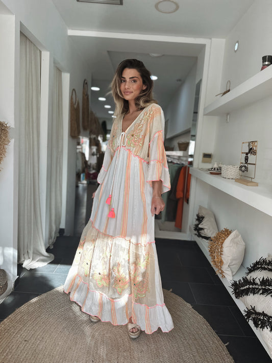 NEON LONG DRESS 2